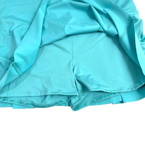Athleta Ace high rise 13.5” skorts Size‎ XL turquoise pickleball golf tennis - Picture 6 of 10